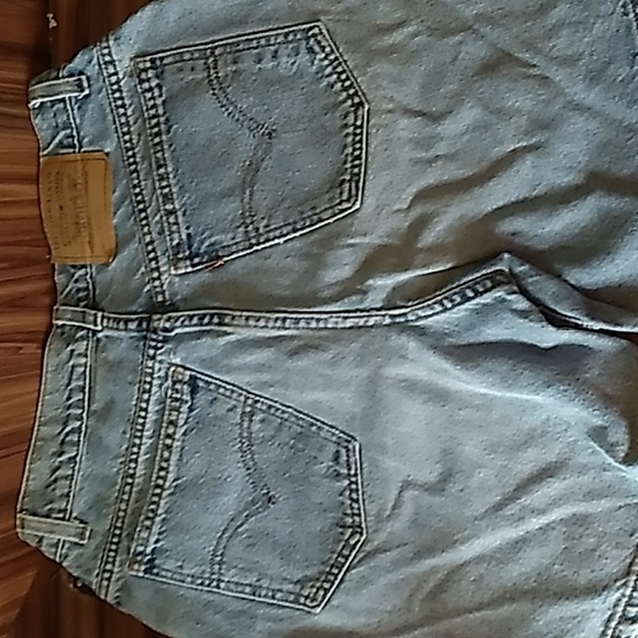 Vintage 1990s Y2K high rise Levis orange tag shorts 11 - Picture 4 of 6